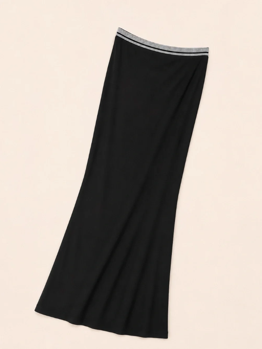 Clarissa Black Rhinestone Maxi Skirt | XS | Excellent Condition